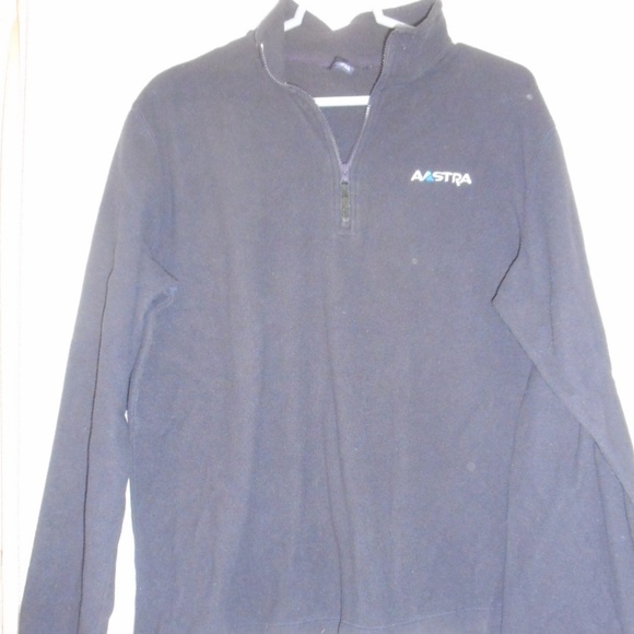 Lands' End henley fleece Pullover top - Picture 1 of 6